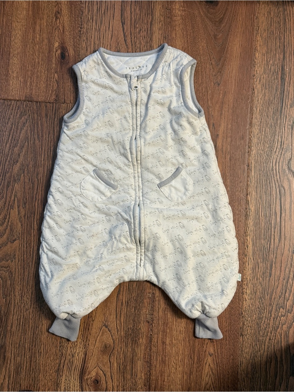 Bamboo/Cotton Tealbee Sleepsack 12-24mo